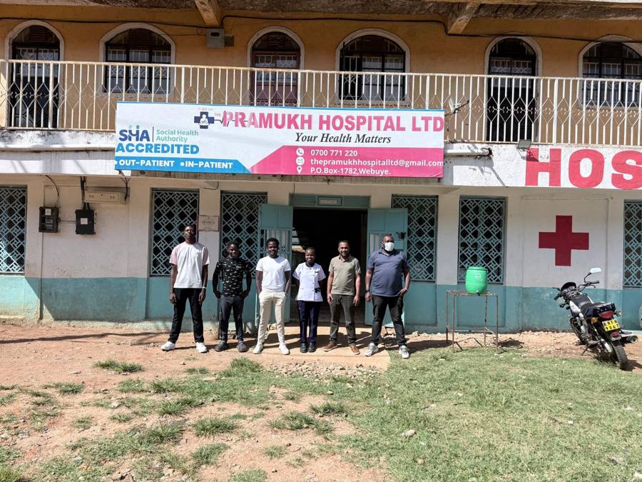 The Pramukh Hospital Ltd building in Webuye